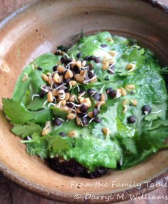 Bar Tartine Sprouted lentil croquettes