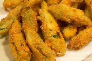 Deep-fried okra