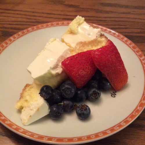 Cheesecake with berries