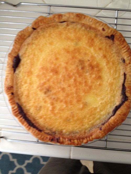 Black bottom lemon pie