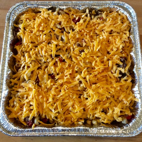 Goulash. Just heat until warm and the cheese melts.