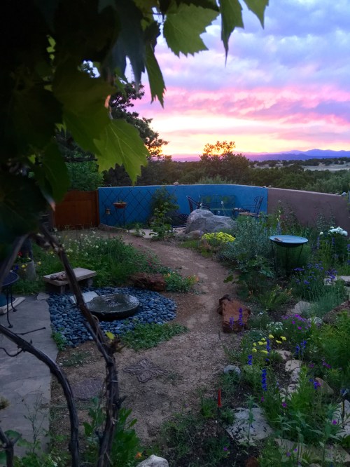 Sunset over the Jemez Mountains